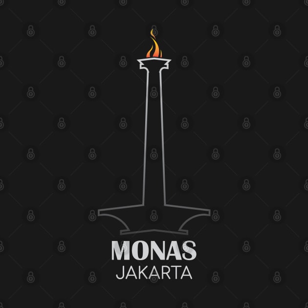 Monas - Jakarta 08 by SanTees