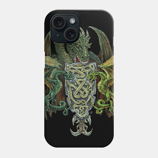 Dragon Crest Phone Case by justas_vebra