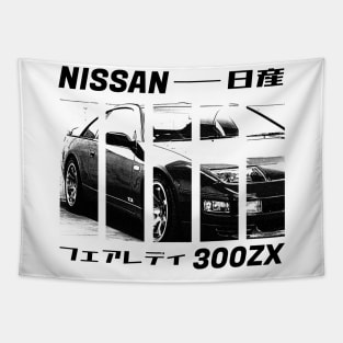 NISSAN 300ZX Black 'N White 3 Tapestry