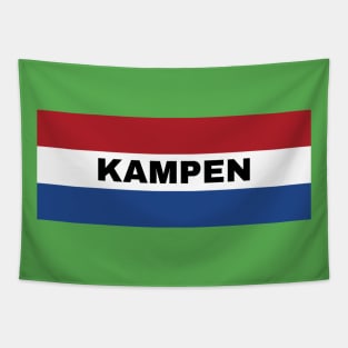 Kampen City in Dutch Flag Tapestry