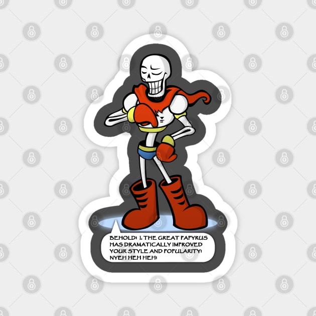 Cool Papyrus Magnet by AmyMinori