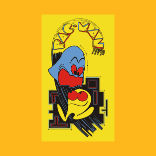 Pac Man Arcade Side Art. T-Shirt