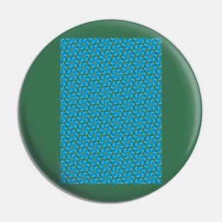 Blue Flax Blossoms Pin