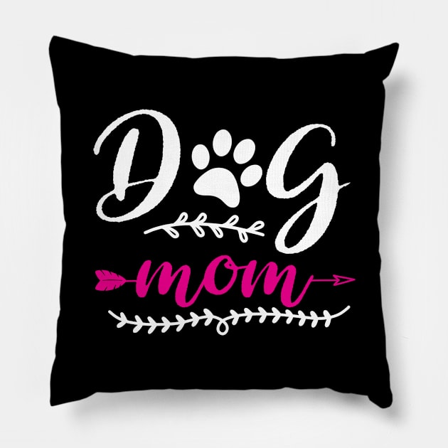 Dog Mom Pillow by BrightOne