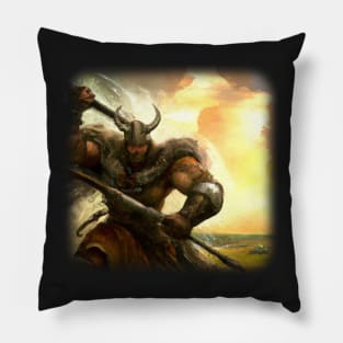 Viking warrior going to war Pillow