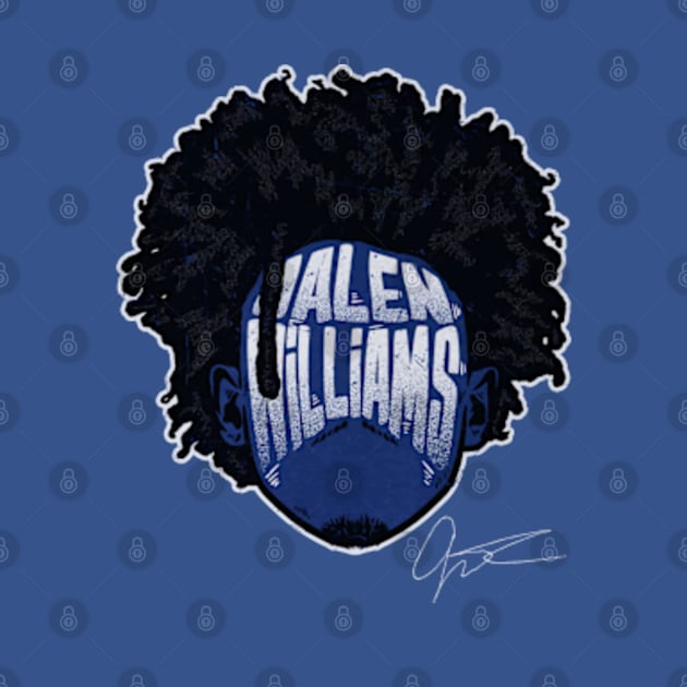 Jalen Williams Oklahoma City Player Silhouette by danlintonpro