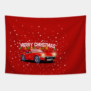 Triumph Spitfire Christmas Tapestry