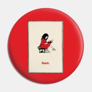 Heidi Reading Pin