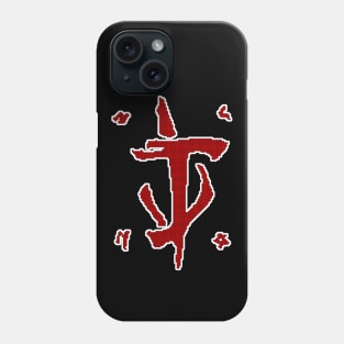 Eternal Slayer (Pixels with White Outline) Phone Case