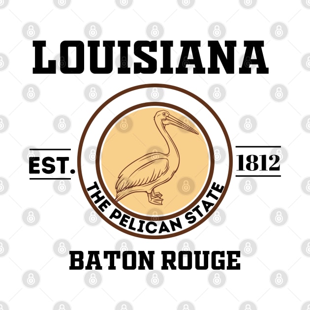 Louisiana state by Freaky Designer