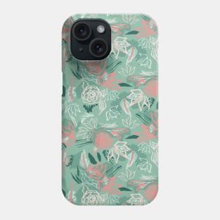 Matisse Pink and Teal Flowers Phone Case