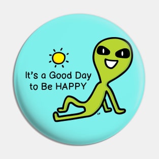 Happy Alien Pin