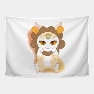 Zodiac Astrology Horoscope Star Sign Cat - Leo Tapestry