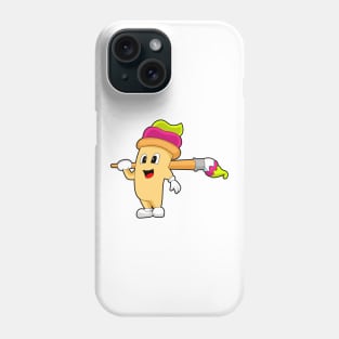 Sundae Painting Paint brush Phone Case