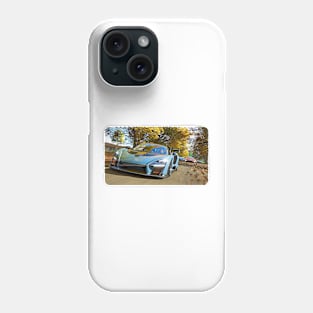 Race McLaren Senna Cartoon Drawing Action Print Phone Case