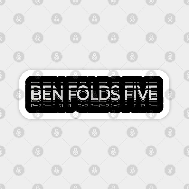 Ben Folds Kinetic Typography Magnet by SGA