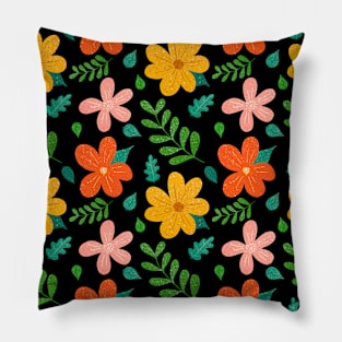 Colorful Floral pattern Pillow