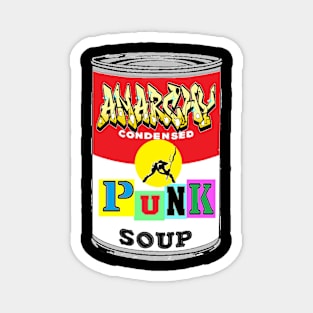 Punk Soup Pop Art Retro Art by LowEndGraphics Magnet