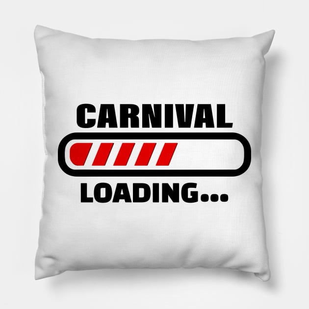 Carnival Loading Pillow by MojoME