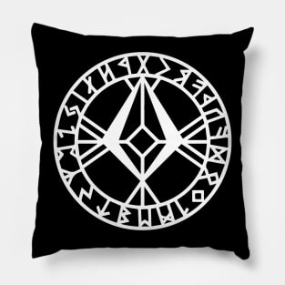 Odin protection rune - Viking art Pillow