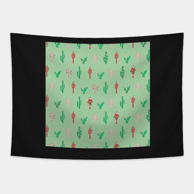 Christmas llama Tapestry by melomania