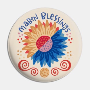 Mabon Blessings Pin