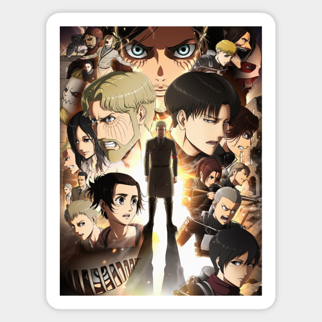 Wallpaper Attack On Titan Shingeki No Kyojin Season 4 Poster Anime Free HD