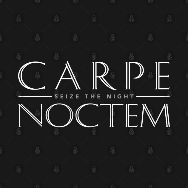 Latin Quote: Carpe Noctem (Seize The Night) by Elvdant