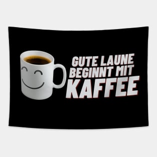 Kaffee gute Laune Tasse Lächeln Tapestry