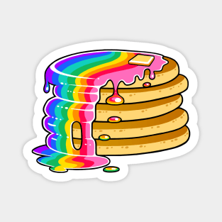 Gilbert Baker Pride Flag Pancakes LGBT Magnet