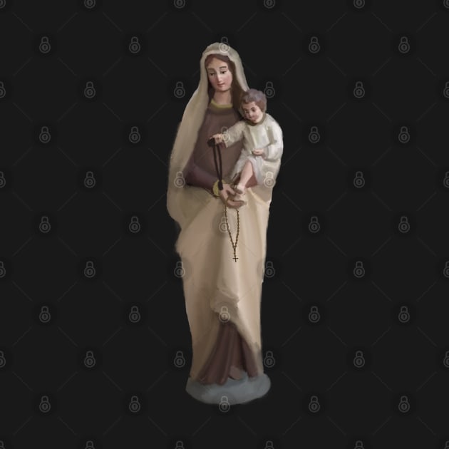 Our Lady of Mount Carmel by HappyRandomArt