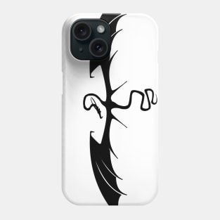 Dragon Tattoo silhouette Phone Case