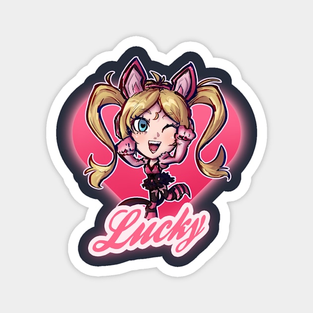 Lucky Chloe Magnet by Pastelishish's Store