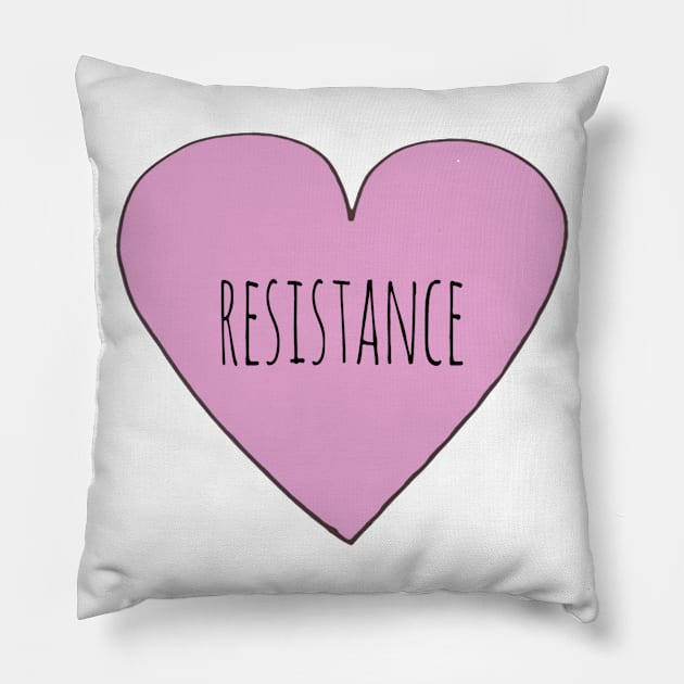 RESIST Pillow by wanungara