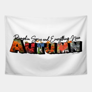 Autumn Big Letter Tapestry