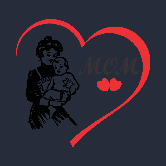 love mom by CreativeIkbar Prints