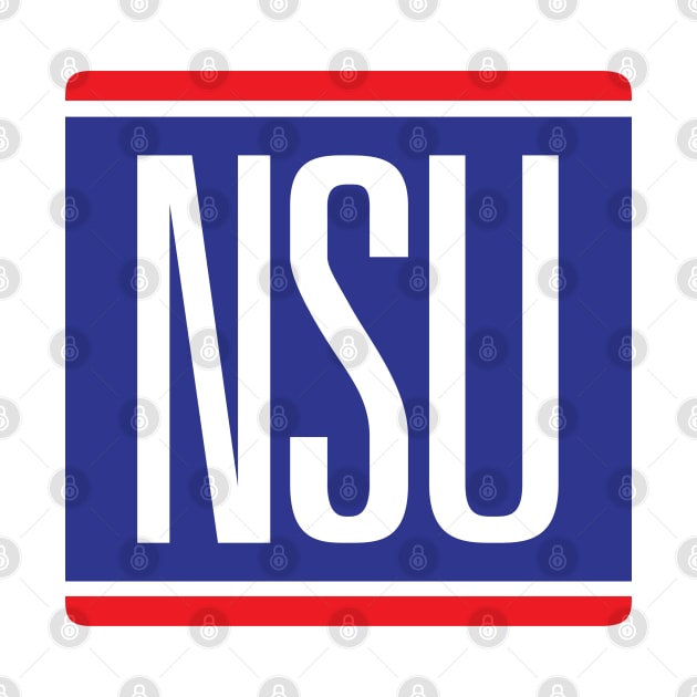 Uber-retro NSU cars emblem by retropetrol