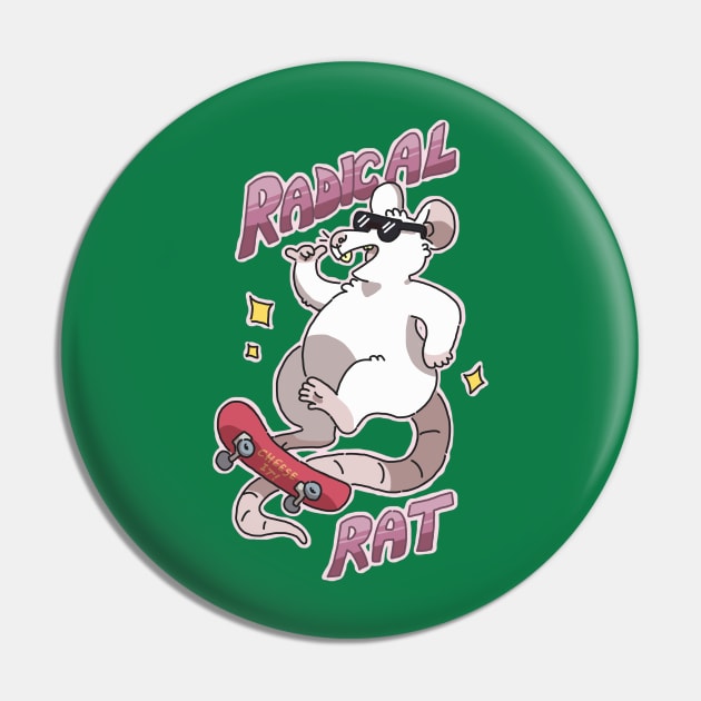 Radical Rat Pin by goccart