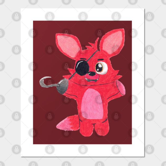 Plush Foxy Fnaf Poster Und Kunst Teepublic De