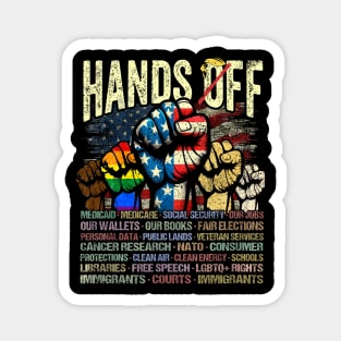 Hands off Protest Magnet