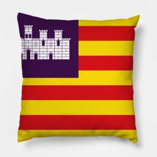 Flag of the Balearic Islands Pillow