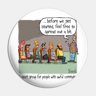 Commuters Support Group Pin