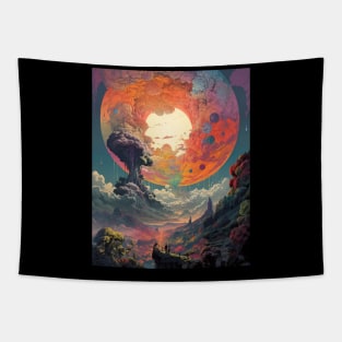 yggdrasil tree in space Tapestry