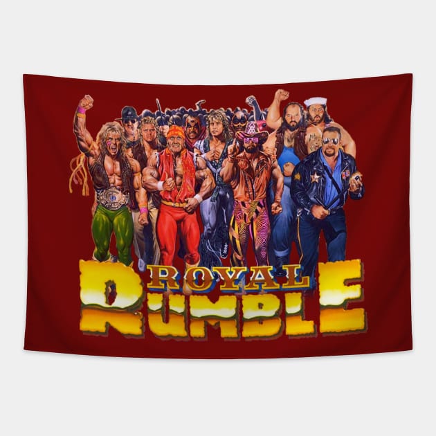 91 Rumble Tapestry by Meat Beat
