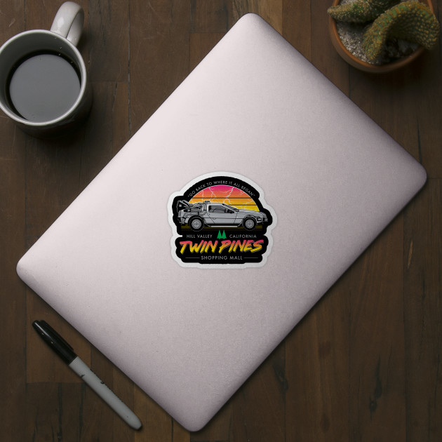 Back to the Mall - Back To The Future - Sticker