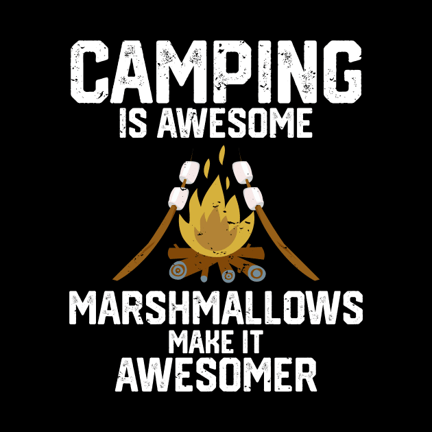 Camping Marshmallow by PixelArt