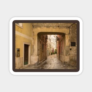 Street in Piran, Slovenia Magnet