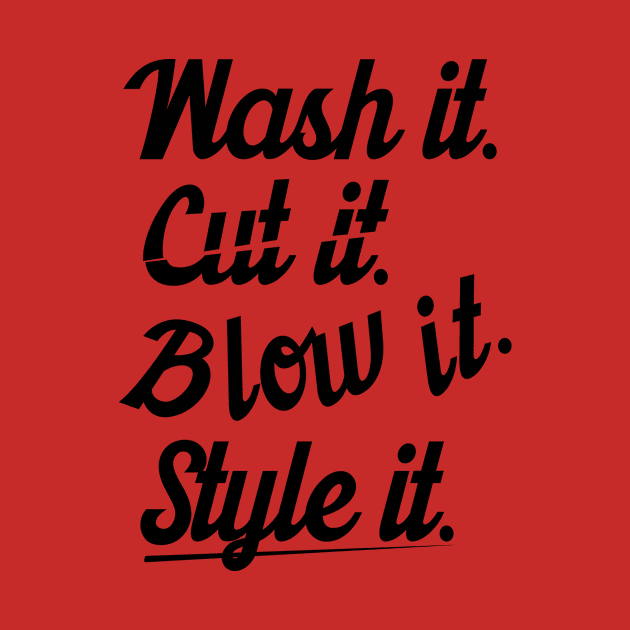 Cut it wash it style it (black) by nektarinchen