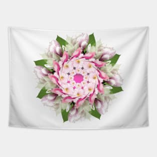 Spring flowers mandala Tapestry