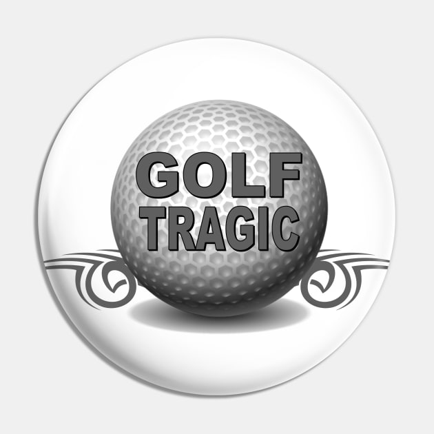 Golf tragic Pin by pickledpossums